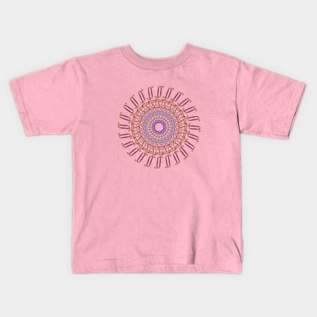 Stoke's Resonant Mathdala Kids T-Shirt by divergentsum